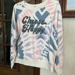 Grayson Threads “Choose Happy” Crew Neck Sweater